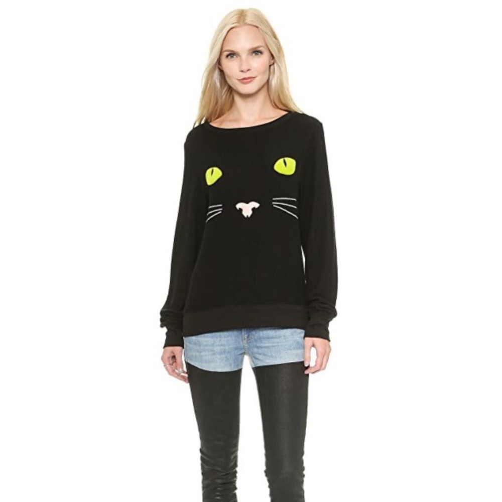 Wildfox Black Cat Sweatshirt